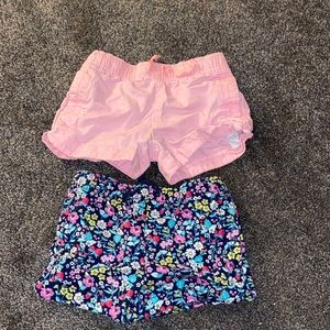 Two pairs of toddler shorts